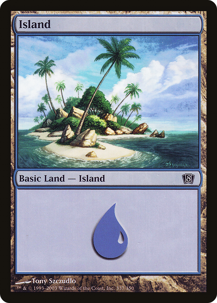 Island (337) [Eighth Edition] Foil