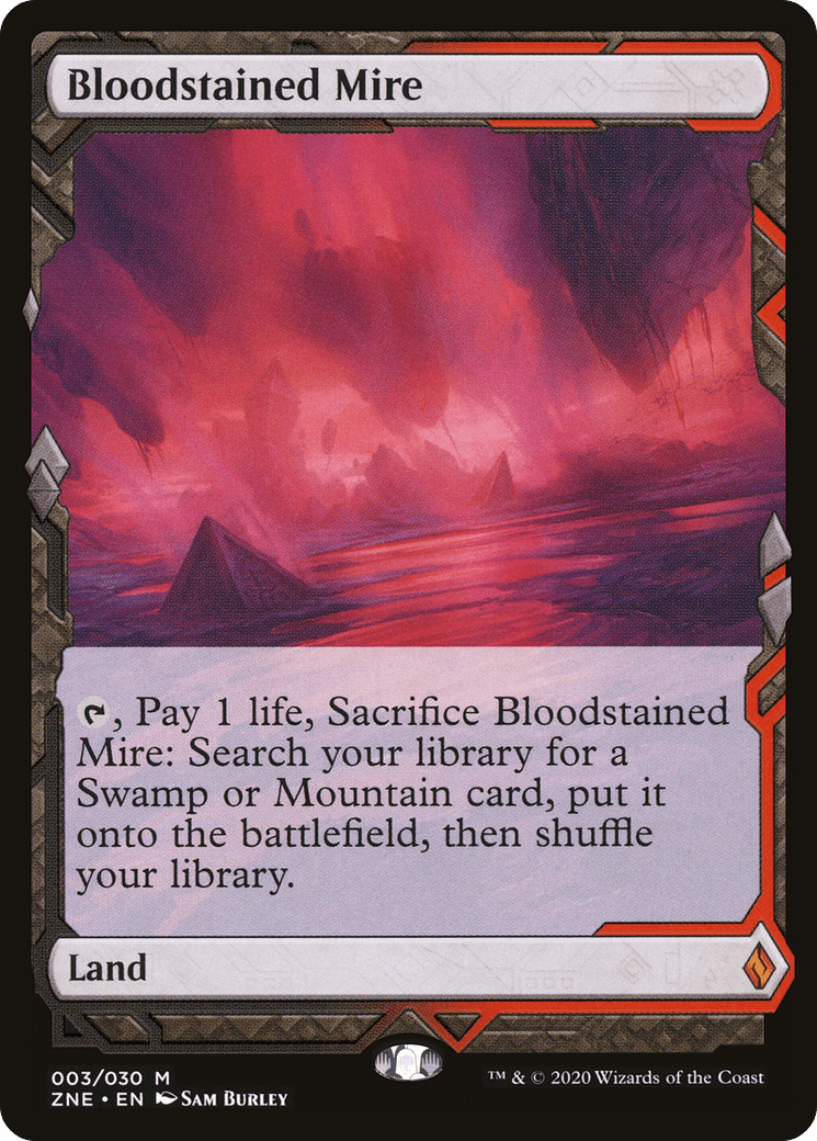 Bloodstained Mire (Expeditions) [Zendikar Rising Expeditions] Foil