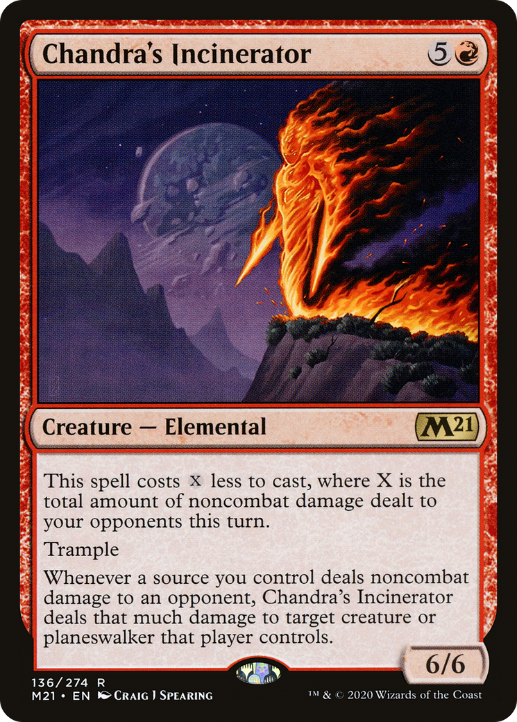 Chandra's Incinerator [Core Set 2021] Foil