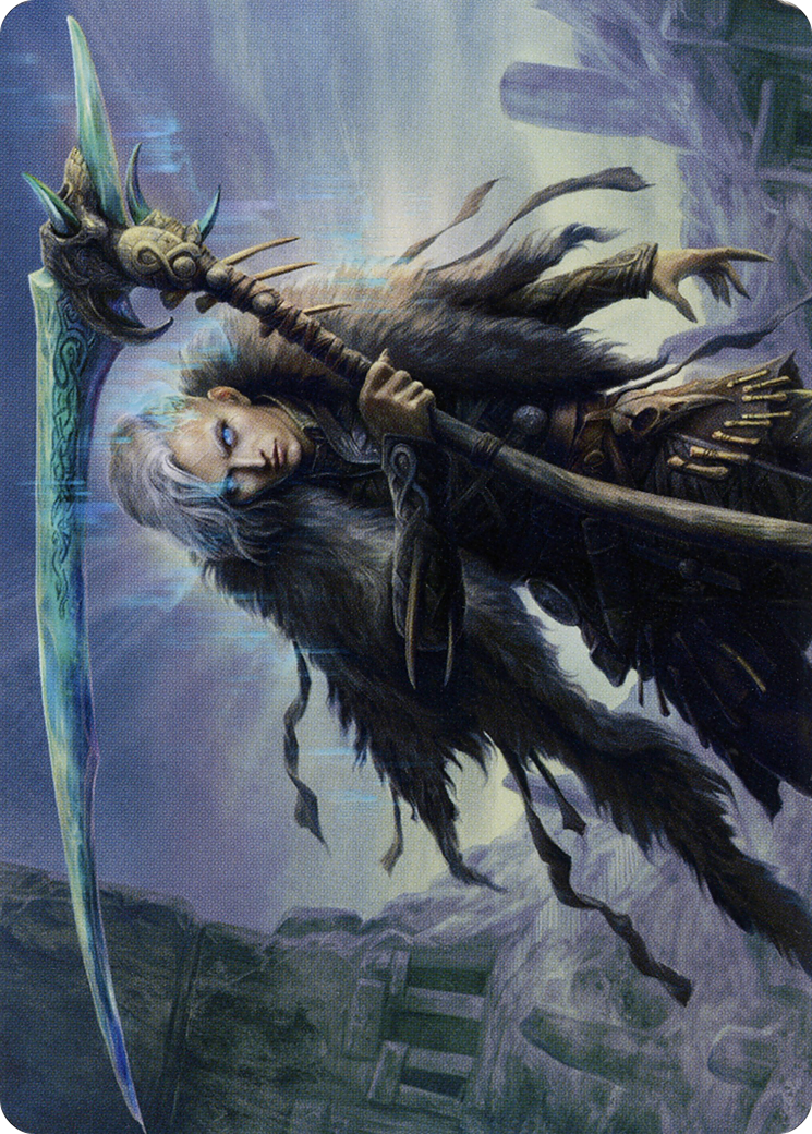 Egon, God of Death // Egon, God of Death (AKHM-024) - Kaldheim Art Series (Borderless) Foil