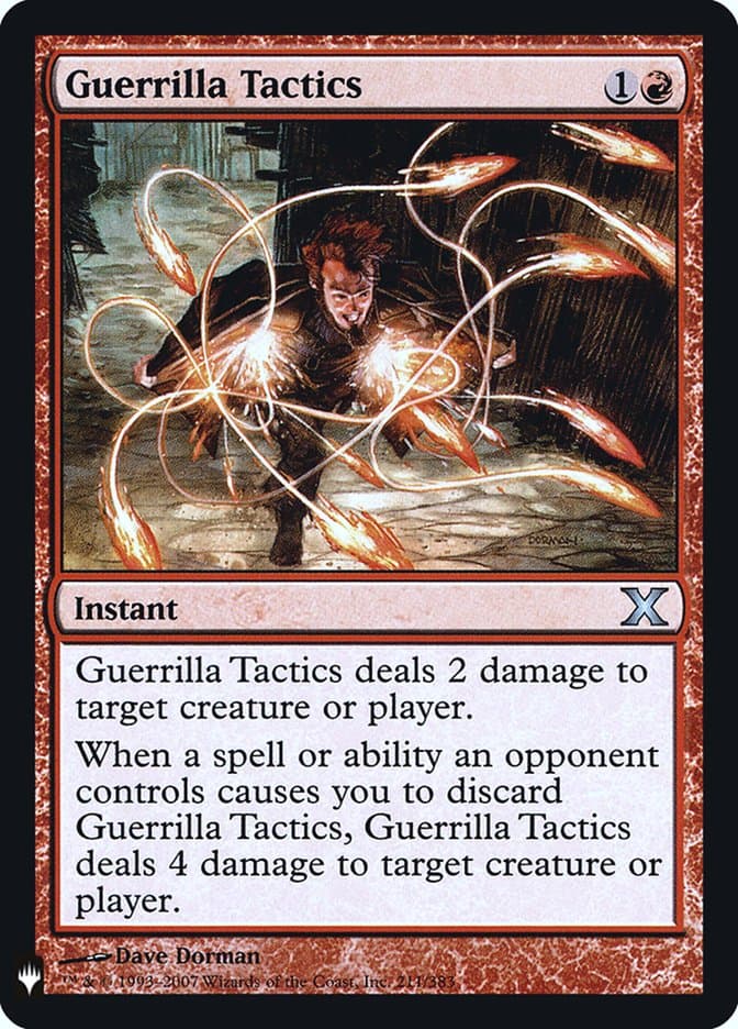 Guerrilla Tactics |  Foil (10E-211) [The List]