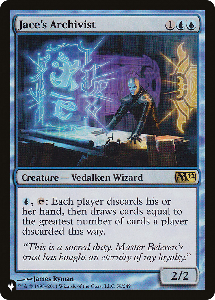 Jace's Archivist |  (M12-59) [The List]