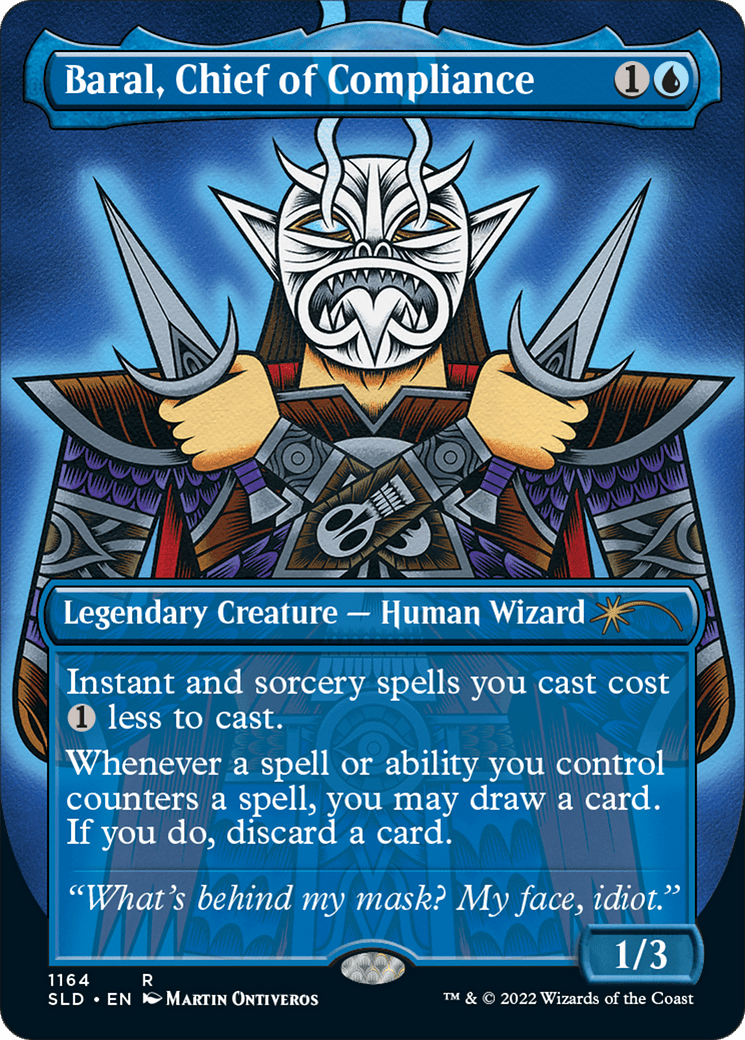 Baral, Chief of Compliance (Borderless) [Secret Lair Drop Series] Foil