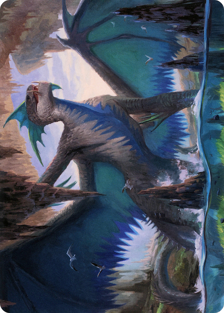Murktide Regent // Murktide Regent (AMH2-020) - Modern Horizons 2 Art Series (Borderless) Foil
