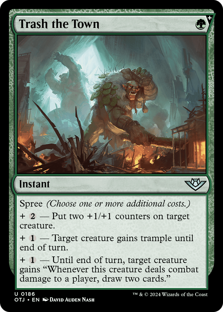 Trash the Town [Outlaws of Thunder Junction] Foil