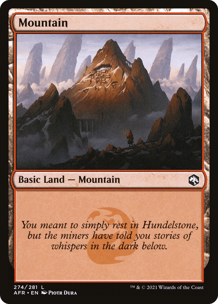 Mountain (274) [Dungeons & Dragons: Adventures in the Forgotten Realms] Foil