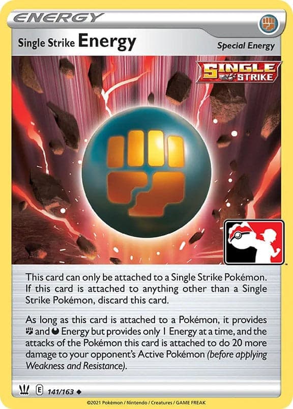 Single Strike Energy 141- Prize Pack Series Cards Holofoil