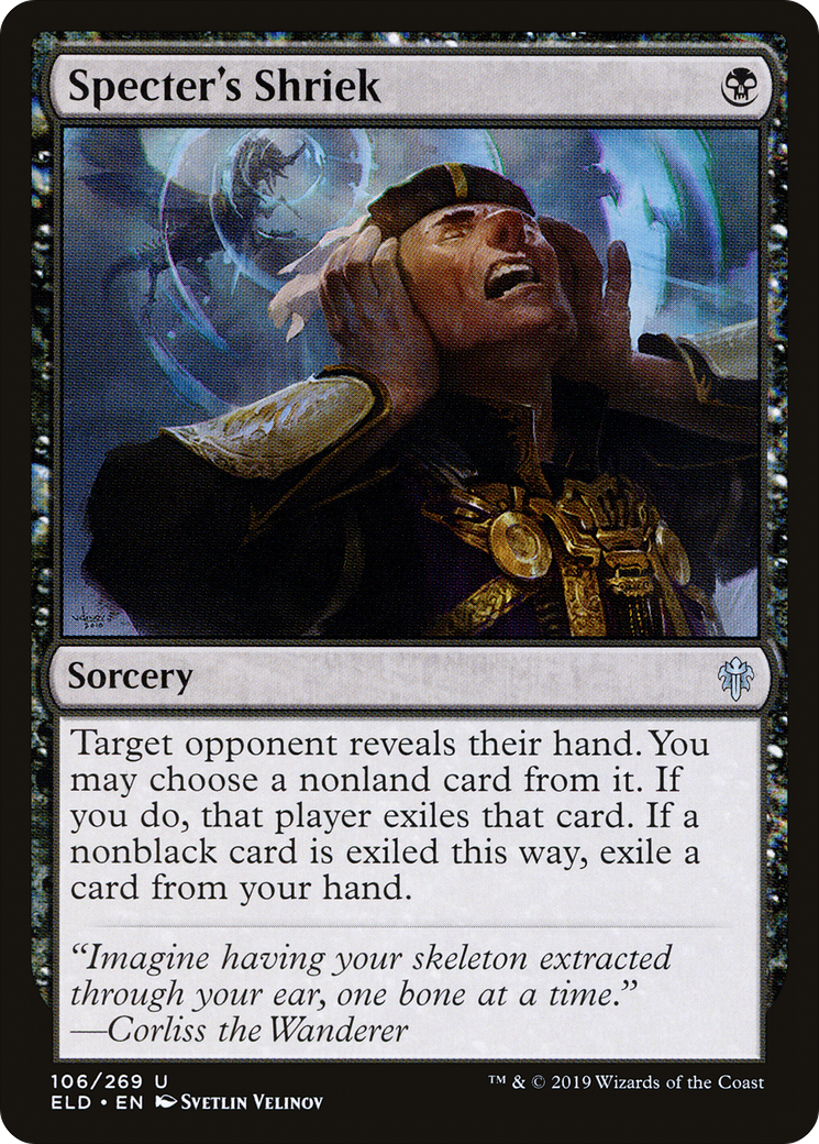 Specter's Shriek [Throne of Eldraine] Foil