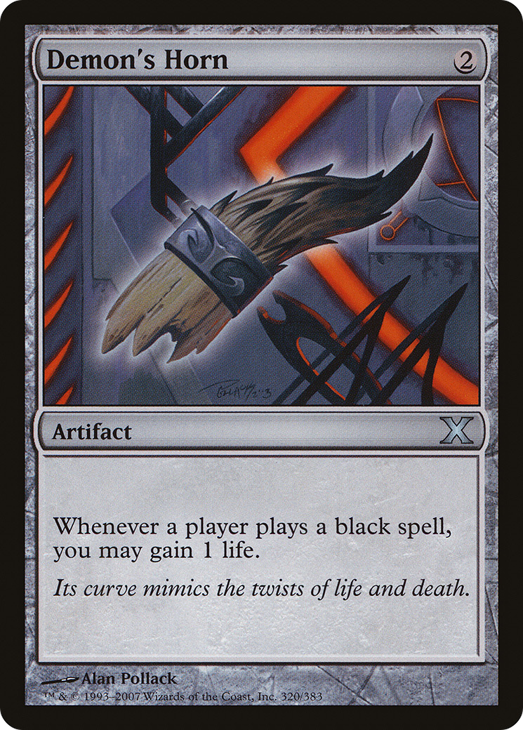 Demon's Horn [Tenth Edition] Foil