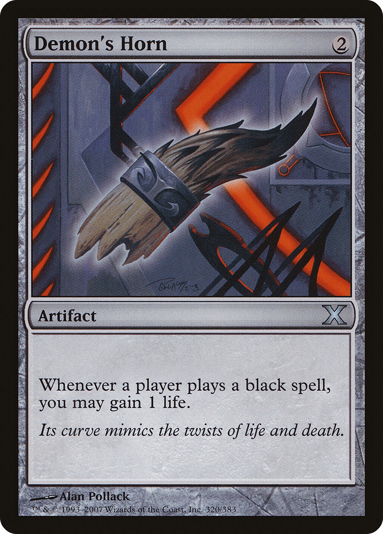 Demon's Horn [Tenth Edition] Foil
