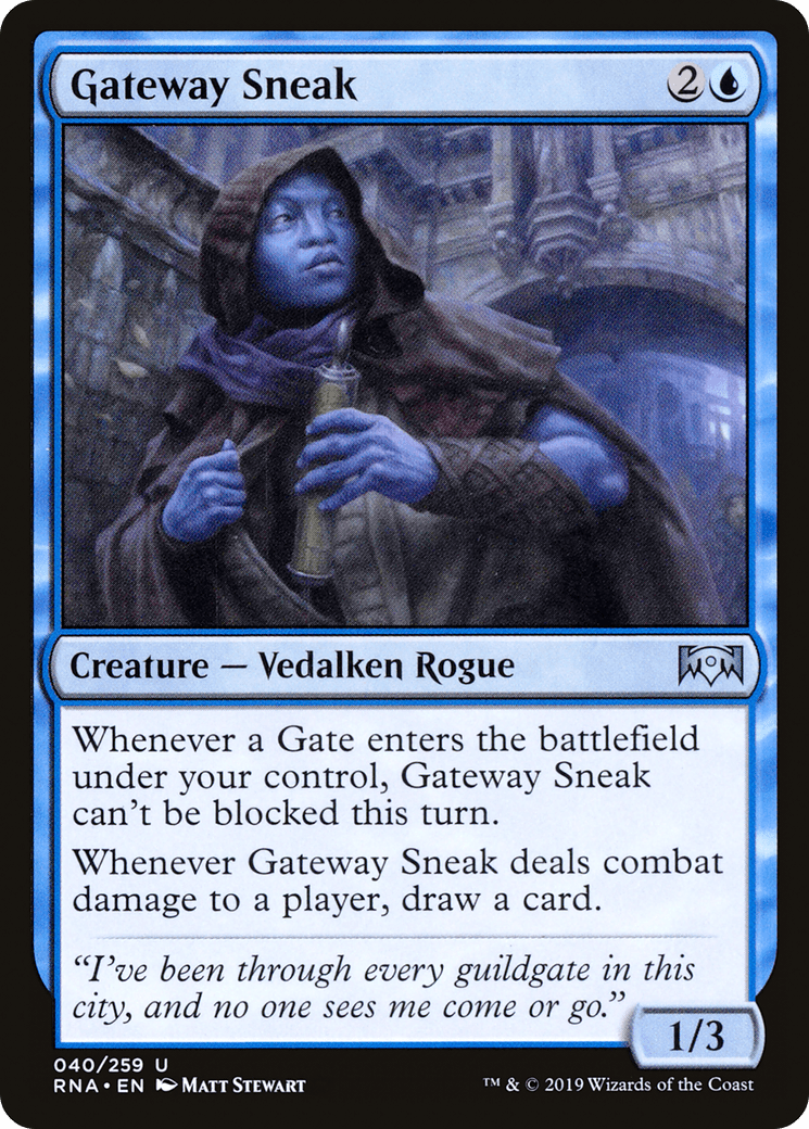 Gateway Sneak [Ravnica Allegiance] Foil