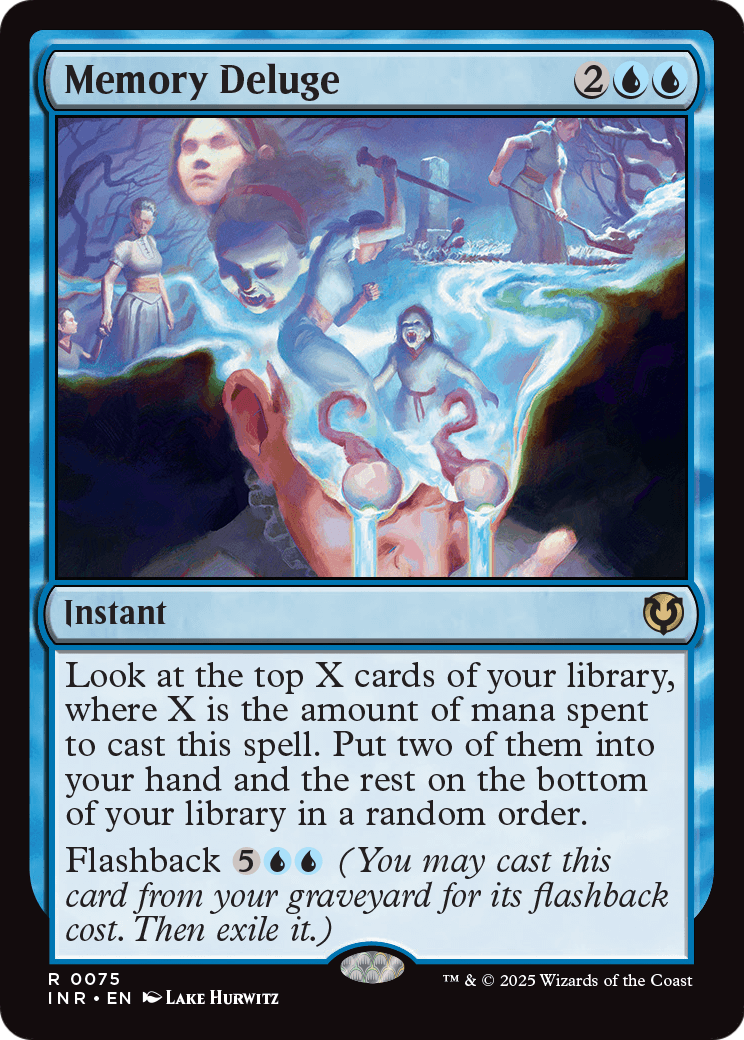 Memory Deluge (075) [Innistrad Remastered]  Foil