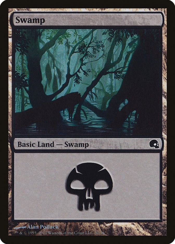 Swamp 30 30/50 (Premium Deck Series: Graveborn)  - Foil