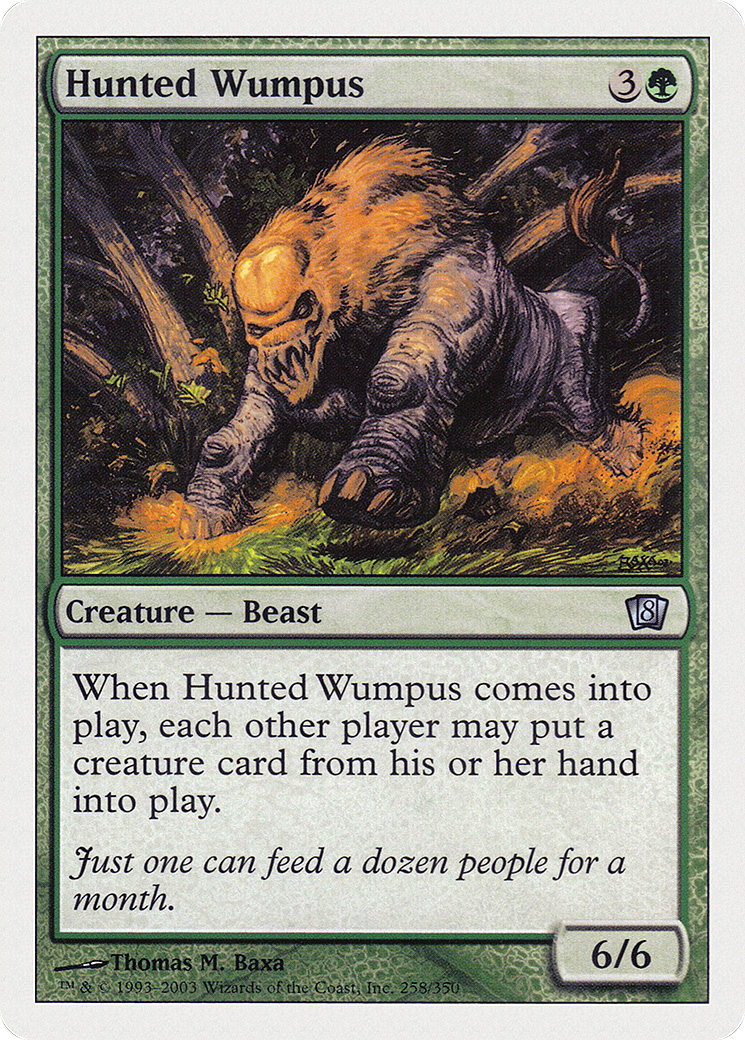Hunted Wumpus [Eighth Edition] Foil