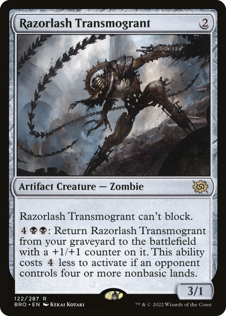 Razorlash Transmogrant [The Brothers' War] Foil