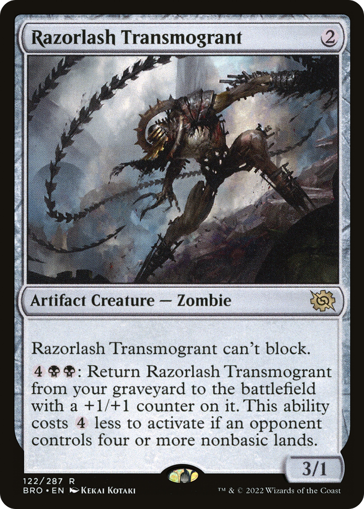 Razorlash Transmogrant (BRO-122) - The Brothers' War Foil