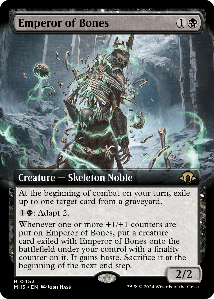 Emperor of Bones (Extended Art) [Modern Horizons 3] Foil