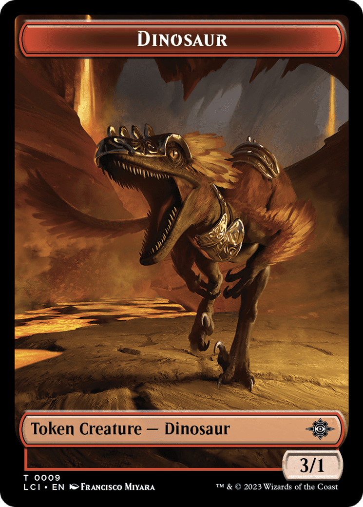 Dinosaur (TLCI-009) - The Lost Caverns of Ixalan Tokens Foil