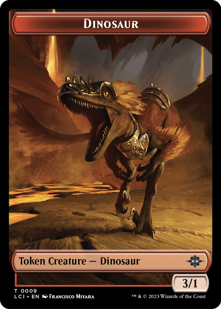 Dinosaur (TLCI-009) - The Lost Caverns of Ixalan Tokens Foil
