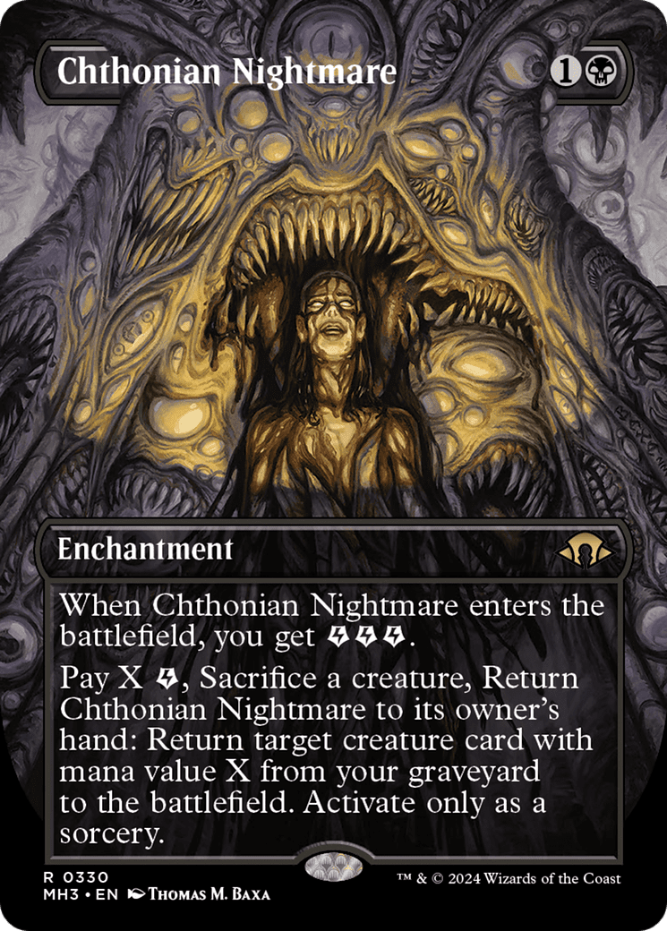 Chthonian Nightmare (Borderless) [Modern Horizons 3]