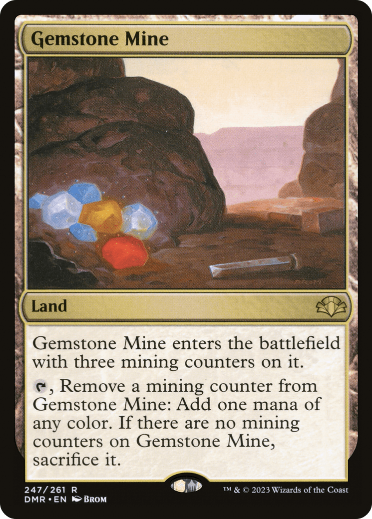 Gemstone Mine [Dominaria Remastered] Foil