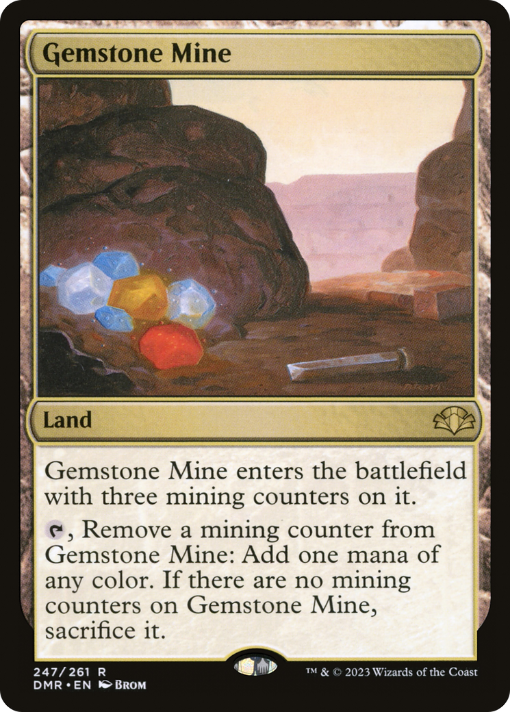 Gemstone Mine [Dominaria Remastered] Foil
