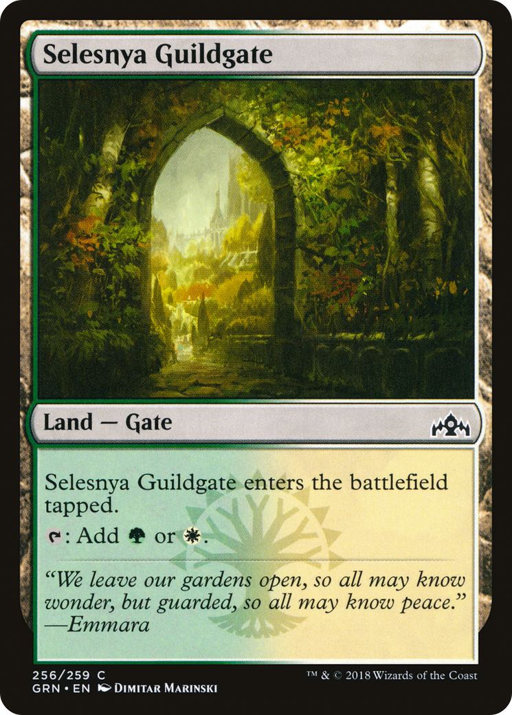 Selesnya Guildgate (256/259) [Guilds of Ravnica] Foil