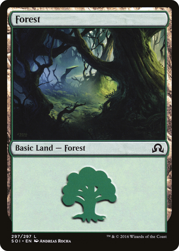 Forest (297) [Shadows over Innistrad] Foil