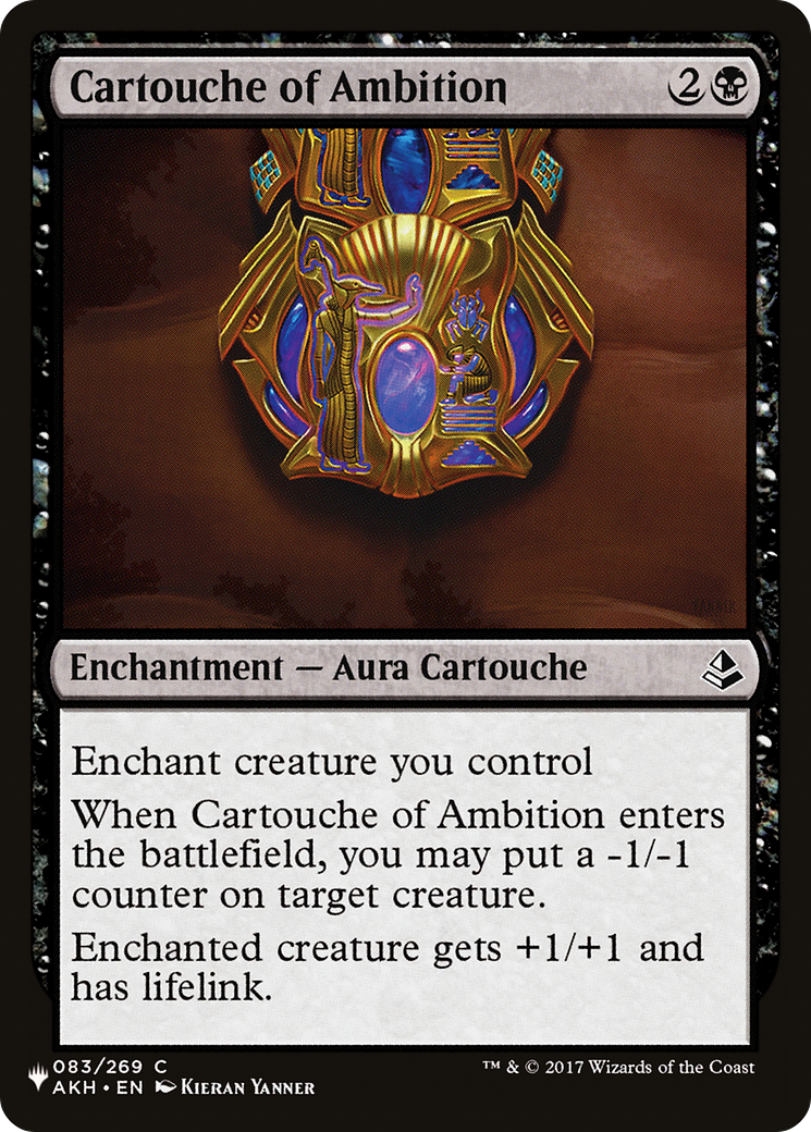 Cartouche of Ambition |  (AKH-83) [The List]