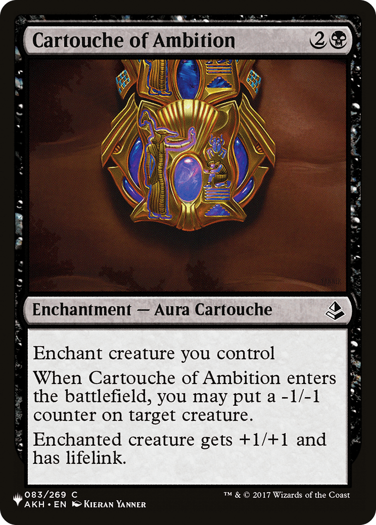 Cartouche of Ambition |  (AKH-83) [The List]