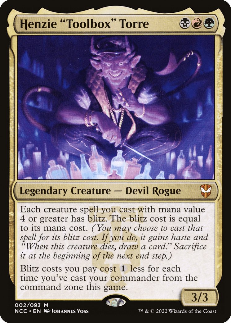 Henzie "Toolbox" Torre [Streets of New Capenna Commander] Foil