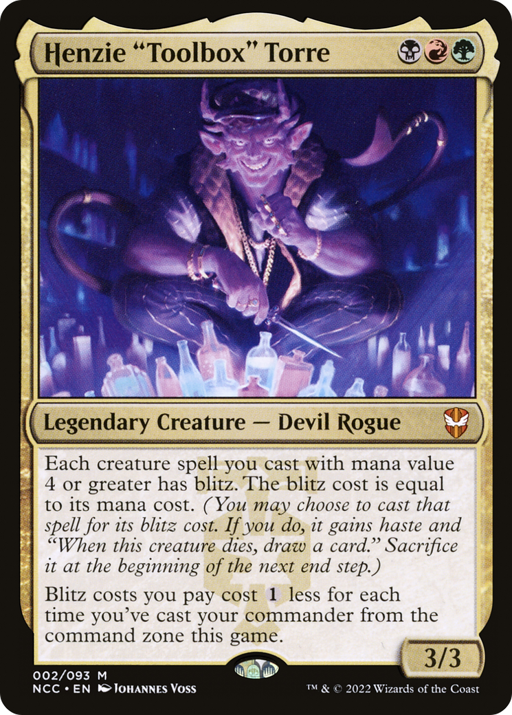 Henzie "Toolbox" Torre [Streets of New Capenna Commander] Foil