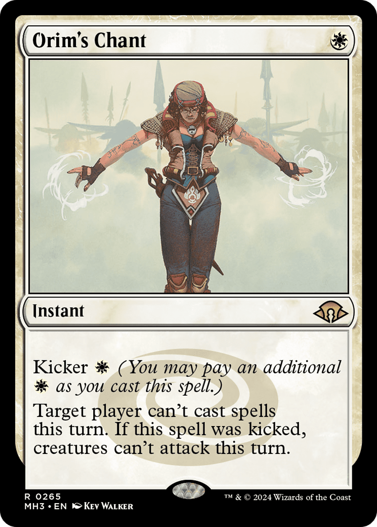 Orim's Chant [Modern Horizons 3] Foil