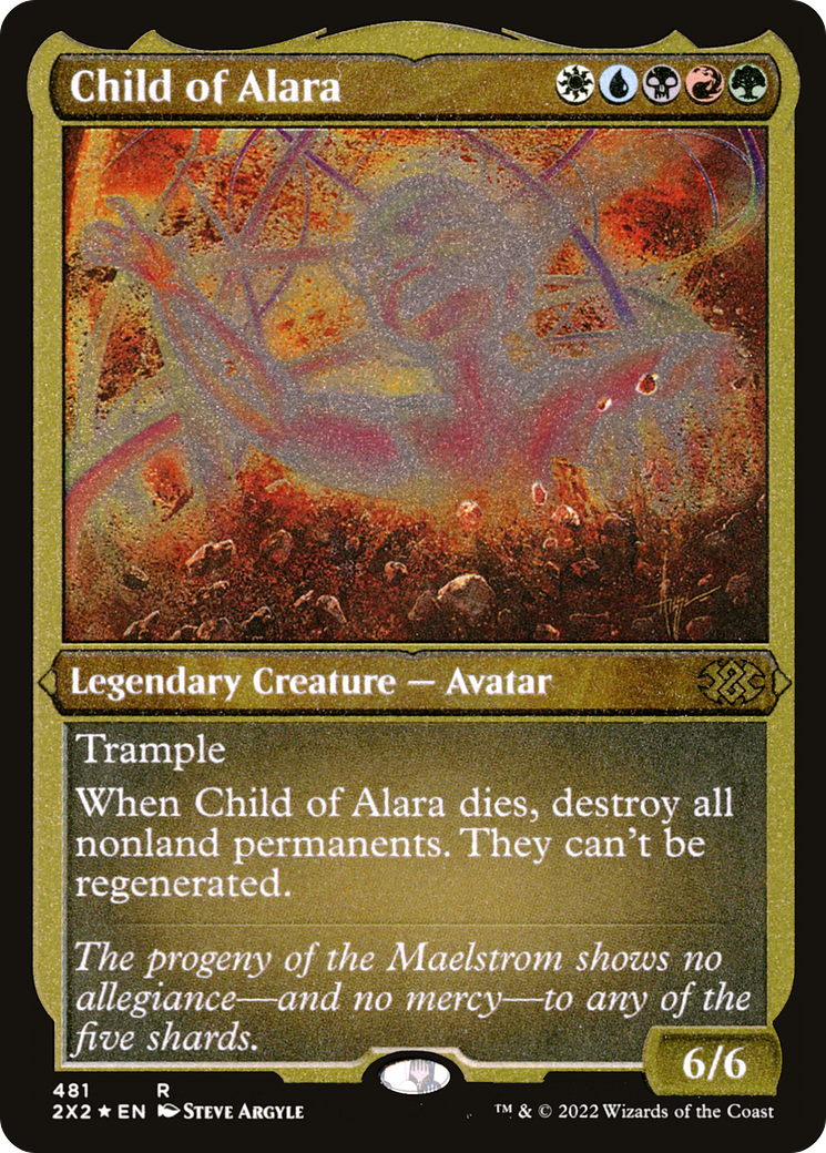 Child of Alara (Foil Etched) |  Foil (481) [Double Masters 2022]