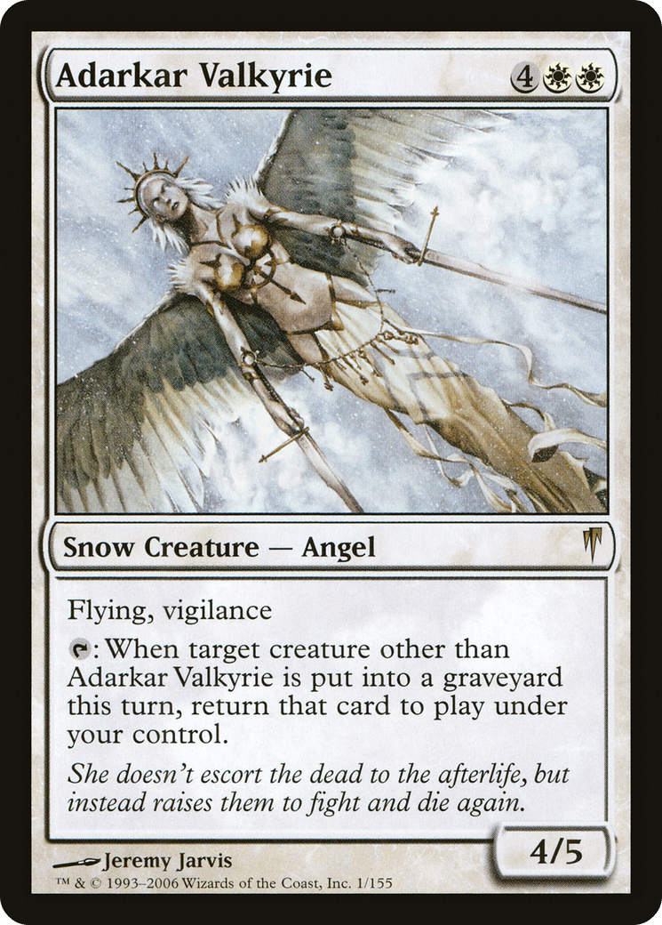Adarkar Valkyrie [Coldsnap] Foil