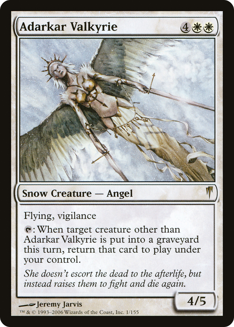 Adarkar Valkyrie [Coldsnap] Foil