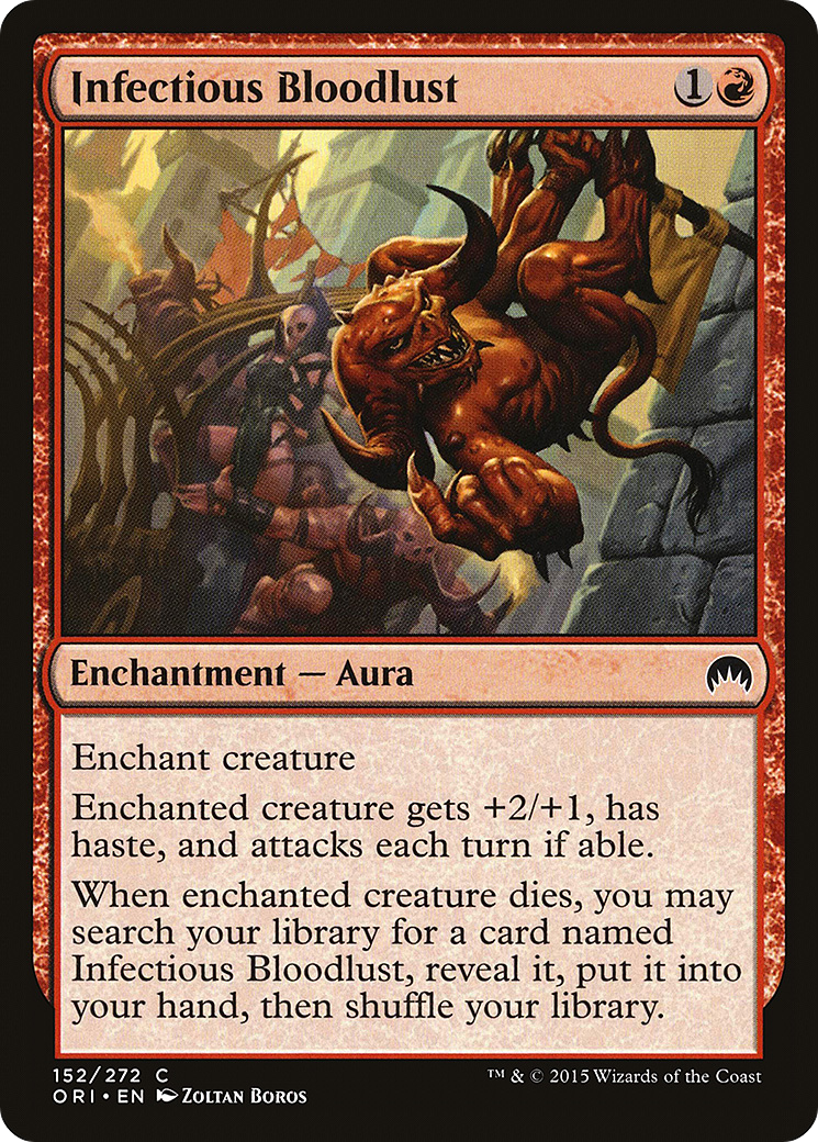 Infectious Bloodlust [Magic Origins] Foil