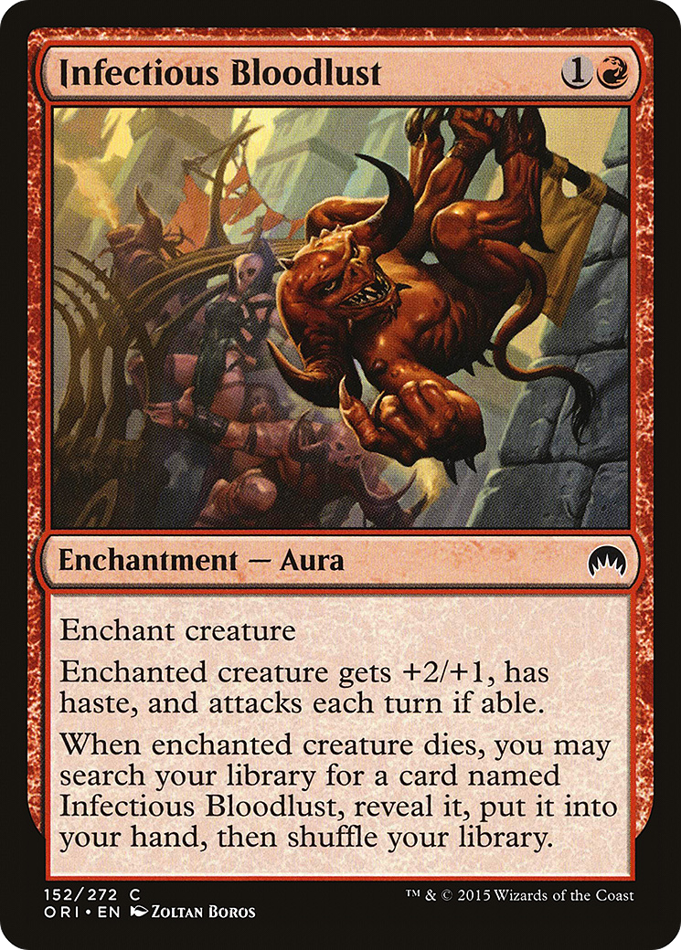 Infectious Bloodlust [Magic Origins] Foil