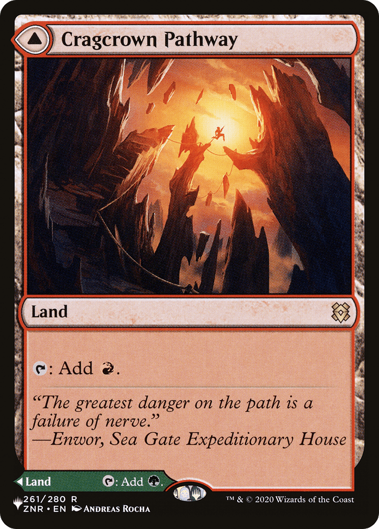 Cragcrown Pathway // Timbercrown Pathway |  (ZNR-261) [The List]