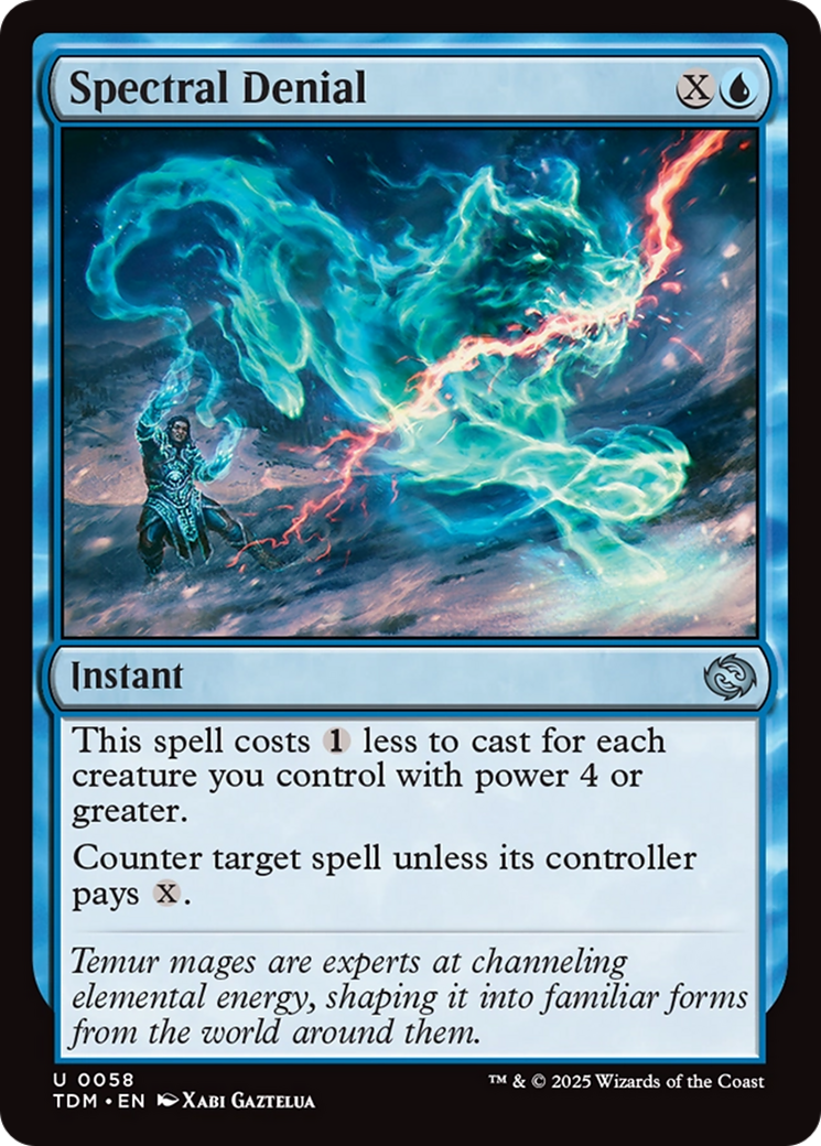 Spectral Denial (058) [Tarkir: Dragonstorm]