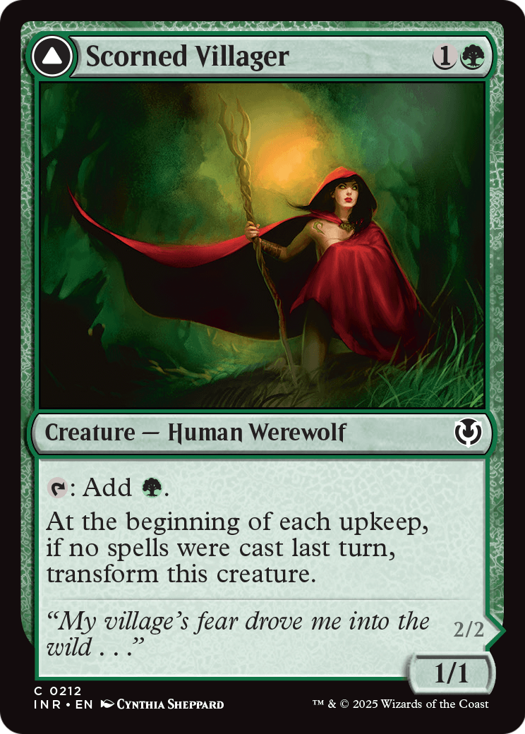Scorned Villager (-212) [Innistrad Remastered]  Foil