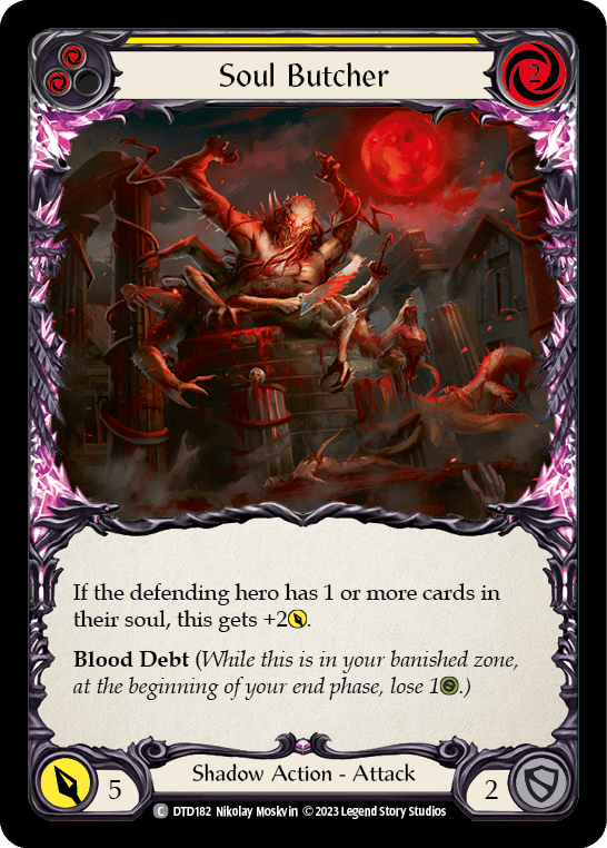 Soul Butcher (Yellow) [DTD182] (Dusk Till Dawn)  Rainbow Foil