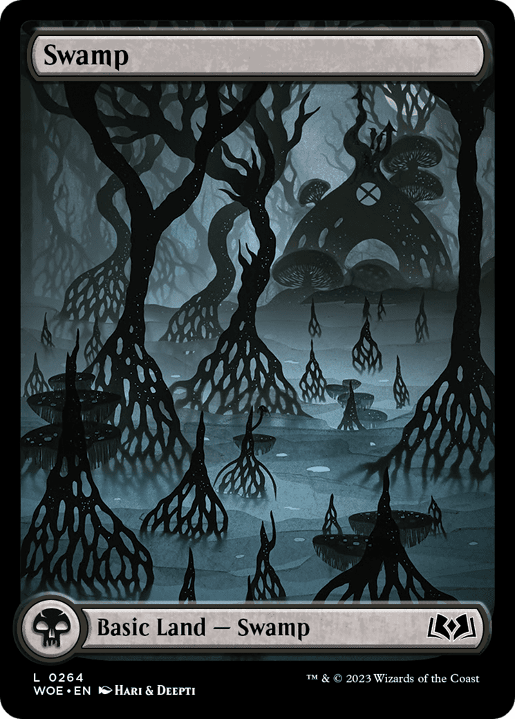 Swamp (264) (Full-Art) [Wilds of Eldraine]