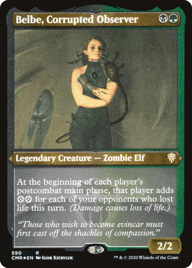 Belbe, Corrupted Observer (590) [Commander Legends]  Foil
