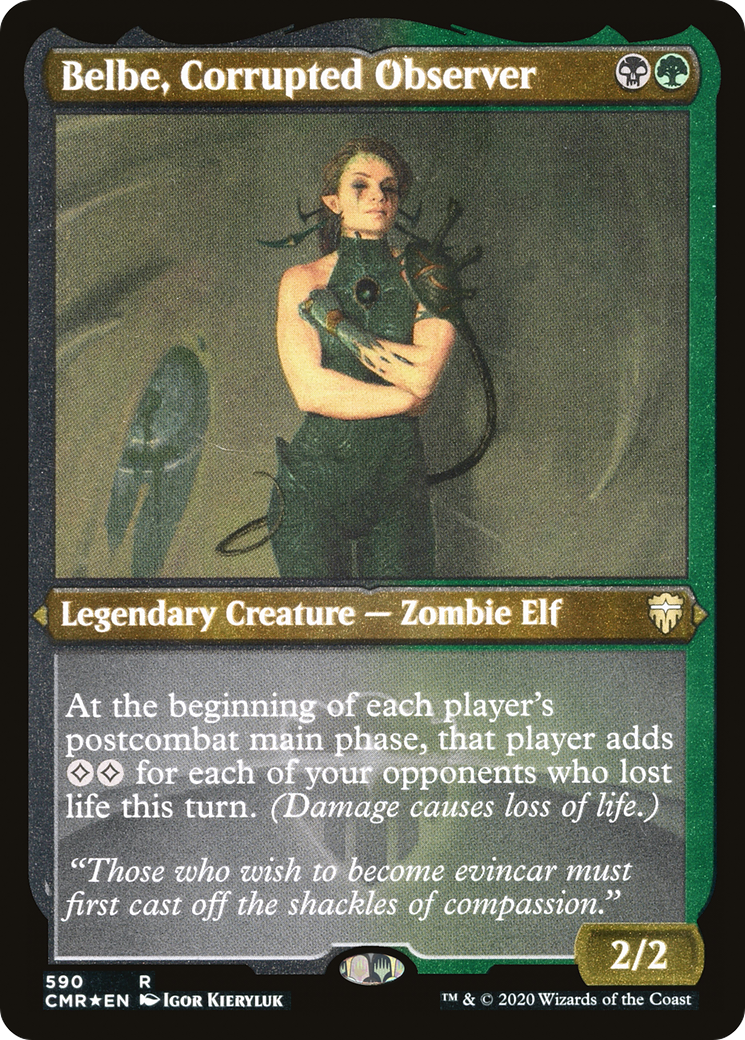 Belbe, Corrupted Observer (590) [Commander Legends]  Foil