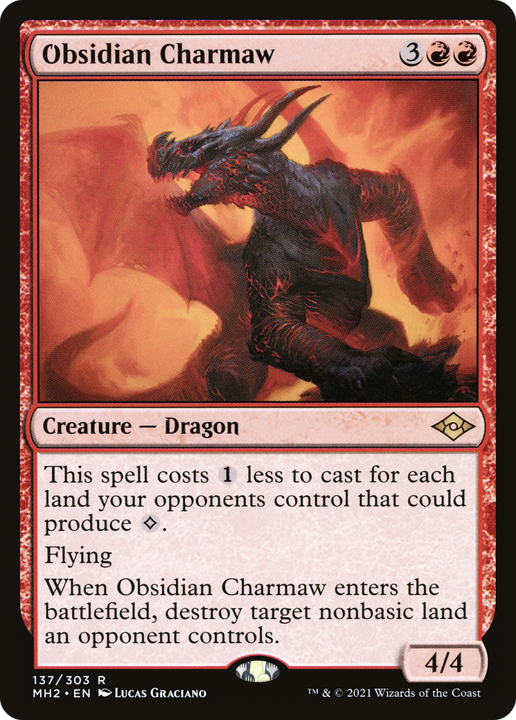 Obsidian Charmaw [Modern Horizons 2] Foil