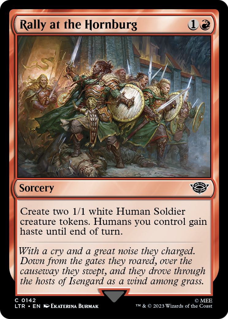 Rally at the Hornburg [The Lord of the Rings: Tales of Middle-Earth] Foil