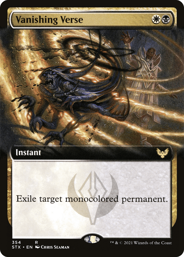 Vanishing Verse (Extended Art) [Strixhaven: School of Mages] Foil