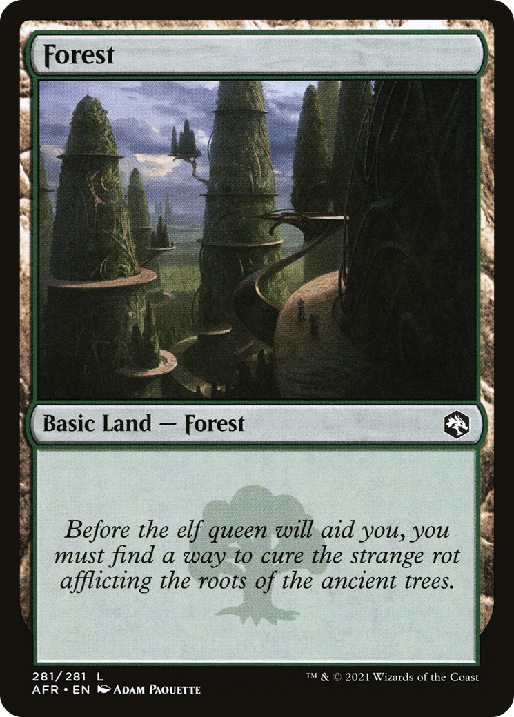Forest (281) [Dungeons & Dragons: Adventures in the Forgotten Realms] Foil