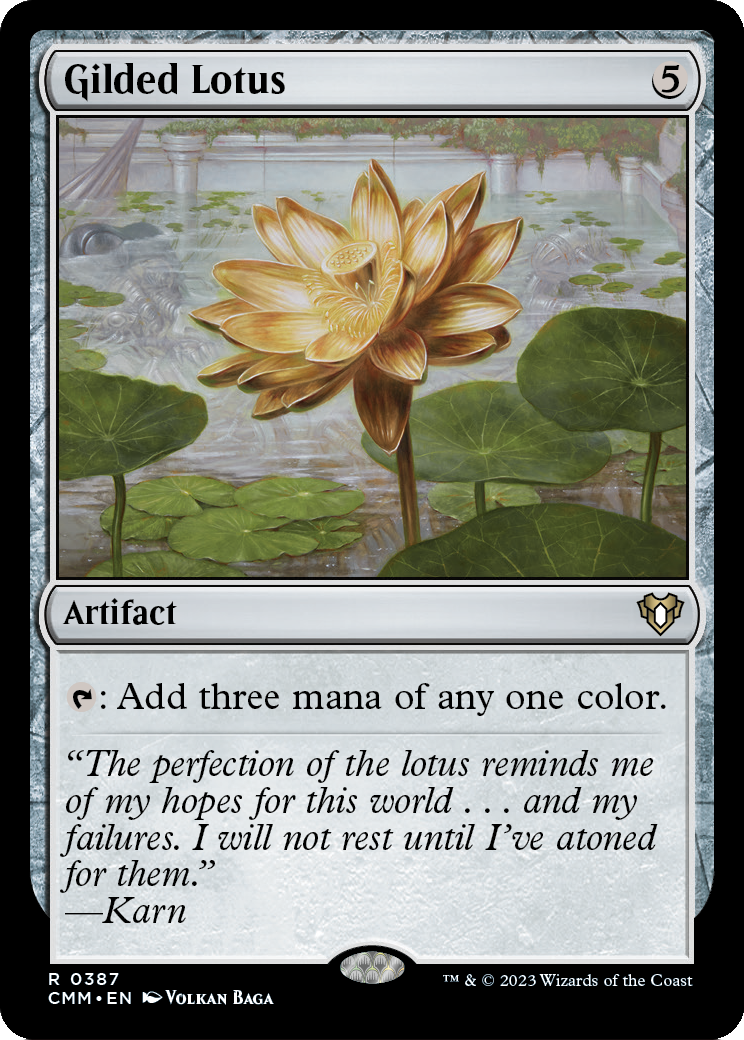 Gilded Lotus [Commander Masters] Foil